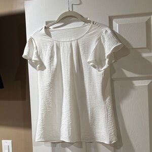 Elegant White Women's Top